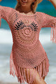 Ariadne | Women's Knitted Cover-Up, Round Neck, Cut-Out