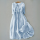 Jemima | Women's Button-Down Shirt Midi Dress, Collared, Short Sleeves