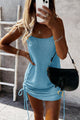 Women's Woollen Lace Midi Dress, Round Neck, Sleeveless
