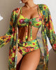Bastienne | Women's Floral Three-Piece Swim Set