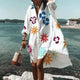 Doriane | Women's Cover-Up, Relaxed Fit, Long Sleeves