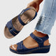 Matilda | Women's Platform Wedge Sandals, Open Toe, Slip-On