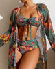 Bastienne | Women's Floral Three-Piece Swim Set