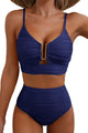 Daniela | Women's One-Piece Swimsuit, V-Neck, High-Waisted