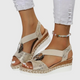 Oriana | Women's Espadrille Platform Sandals, Open Toe, Slip-On