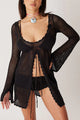 Zephyrina | Women's Lace Cover-Up, V-Neck, Cut-Out