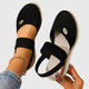 Ursuline | Women's Espadrille Platform Sandals, Open Toe, Slingback