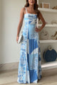 Marisol | Women's Wedding Guest Maxi Dress, Round Neck, Sleeveless