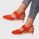 Ursuline | Women's Espadrille Platform Sandals, Open Toe, Slingback