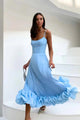 Lark | Women's Maxi Dress, Round Neck, Sleeveless