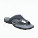 Women's open-toe platform sandals with crossed straps and ankle strap