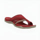 Women's open-toe platform sandals with crossed straps and ankle strap