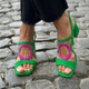Stacey | Women's Cushioned Walking Sandals, Adjustable Straps, Open Toe