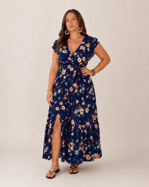 Navy Floral
