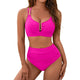 Cerise | Women's Bikini Set, Ring Detail, High Waist