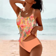 Gisele | Women's Printed Tankini Set, Scoop Neck