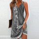 Honoria | Women's Floral Midi Dress, V-Neck, Sleeveless