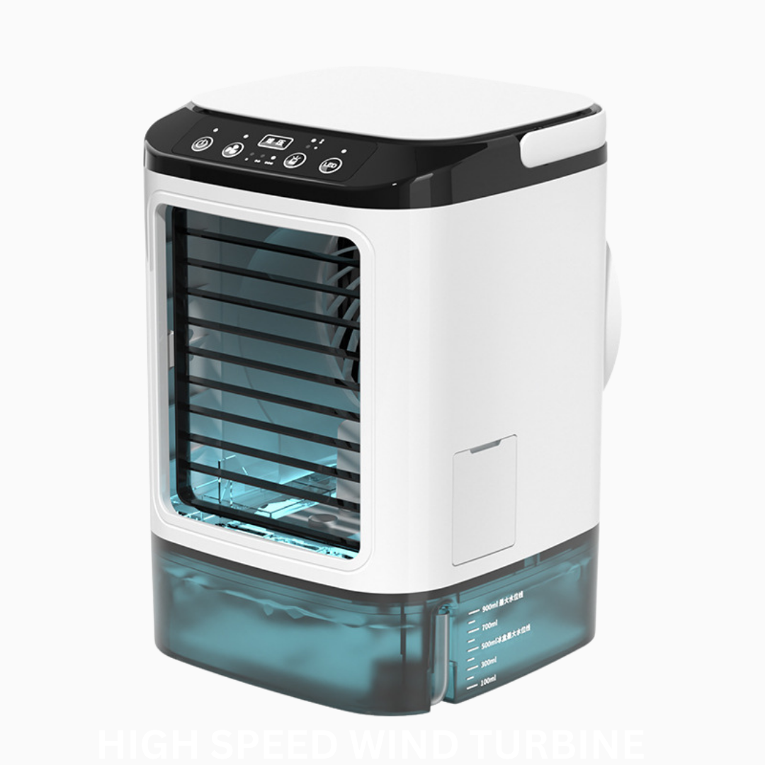 Mistral | Rechargeable Evaporative Air Cooler, LED Light, Water Tank