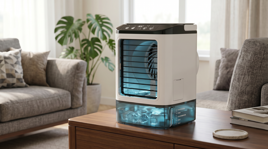 Mistral | Rechargeable Evaporative Air Cooler, LED Light, Water Tank
