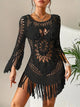 Armandine | Women's Crochet Cover-Up, Fringe Trim