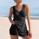 Lorelie | Women's Swim Dress, Ruched, Skirted Hem