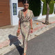 Mathilde | Women's Wedding Guest Wrap Maxi Dress, V-Neck, Short Sleeves