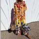 Gwyneira | Women's Floral Shirt Midi Dress, Collared, Sleeveless