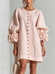 Tegan | Women's Floral Mini Dress, Round Neck, Short Sleeves
