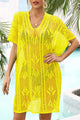 Arlette | Women's Split-Hem Knitted Cover-Up, V-Neck, Cut-Out