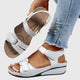 Matilda | Women's Platform Wedge Sandals, Open Toe, Slip-On