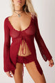 Zephyrina | Women's Lace Cover-Up, V-Neck, Cut-Out