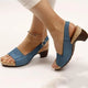Maelle | Women's Block Heel Sandals, Open Toe, Slingback