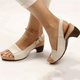 Maelle | Women's Block Heel Sandals, Open Toe, Slingback