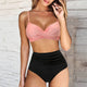 Charline | Women's Bikini Set, Twist Front, High Waist