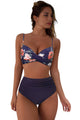Charline | Women's Bikini Set, Twist Front, High Waist