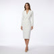Ava | Women's Tailored Midi Dress, Double-Breasted, Long Sleeves