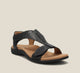 Women's adjustable T-strap flat sandals