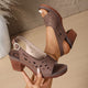 Women's Comfort Block Heel Sandals, Open Toe, Slingback