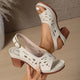 Women's Comfort Block Heel Sandals, Open Toe, Slingback