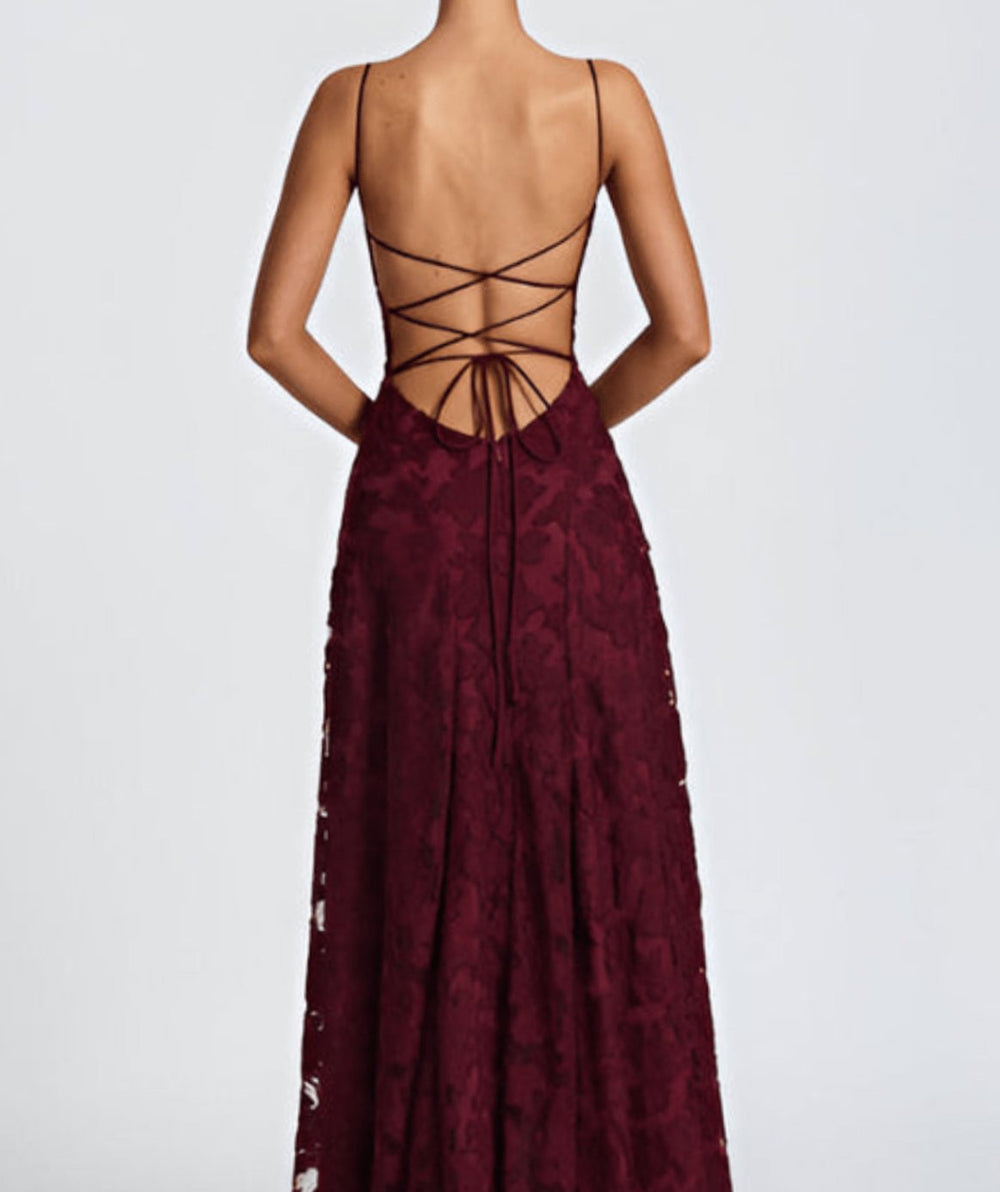 Women's Floral Maxi Dress, Round Neck, Sleeveless