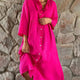 Women's Shirt Midi Dress, Round Neck, Long Sleeves