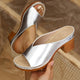Women's Block Heel Sandals, Open Toe, Slide