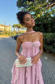 Women's Relaxed Maxi Dress, Halter Neck, Short Sleeves