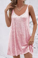 Women's Mini Dress, V-Neck, Sleeveless