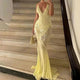 Women's Sequin Maxi Dress, V-Neck, Short Sleeves